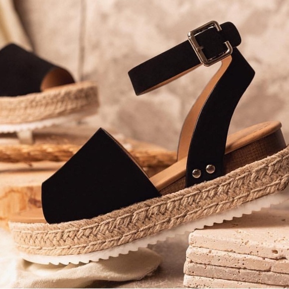 Last pair👡Classic black🖤 espadrille - Picture 4 of 4